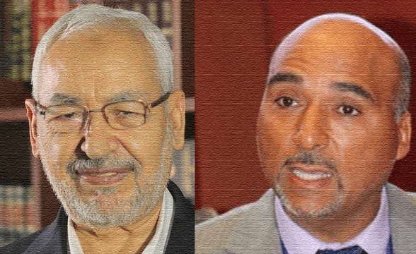 راشد الغنوشي وأحمد المشرقي